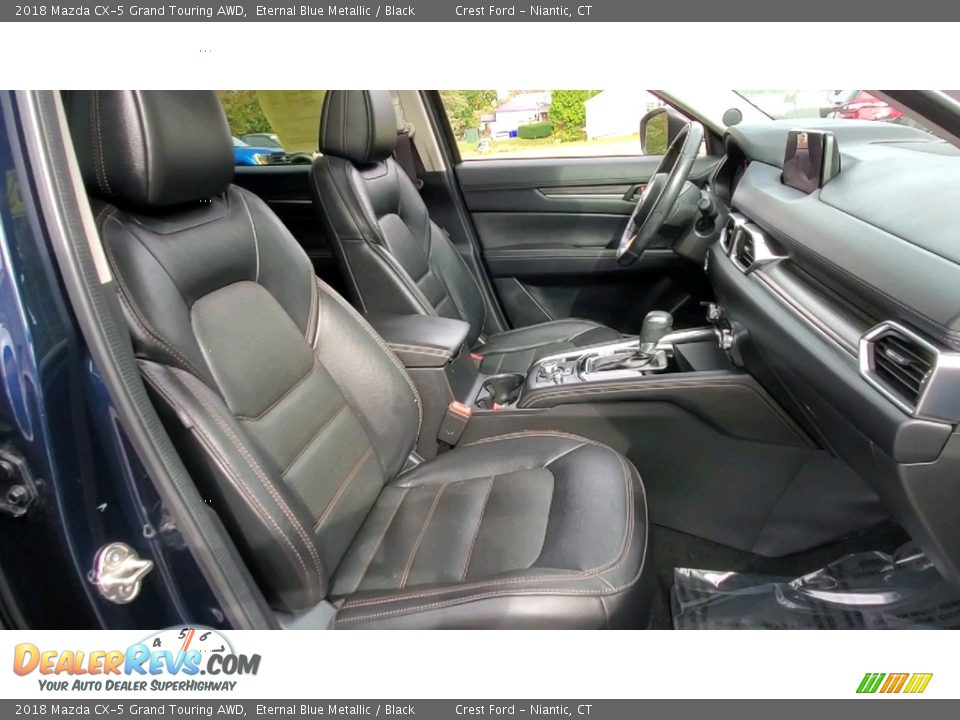 2018 Mazda CX-5 Grand Touring AWD Eternal Blue Metallic / Black Photo #25