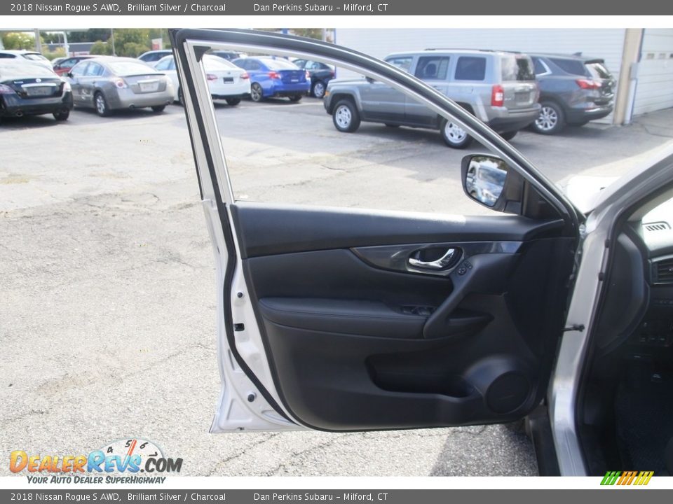 2018 Nissan Rogue S AWD Brilliant Silver / Charcoal Photo #9