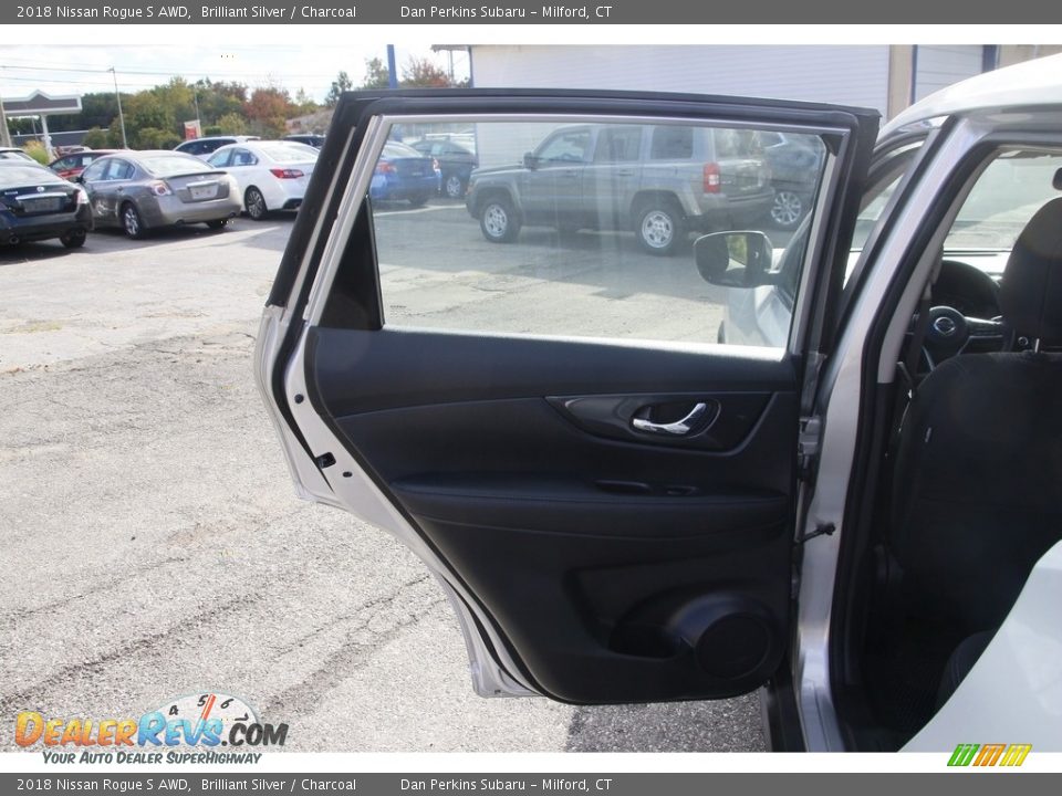 2018 Nissan Rogue S AWD Brilliant Silver / Charcoal Photo #11