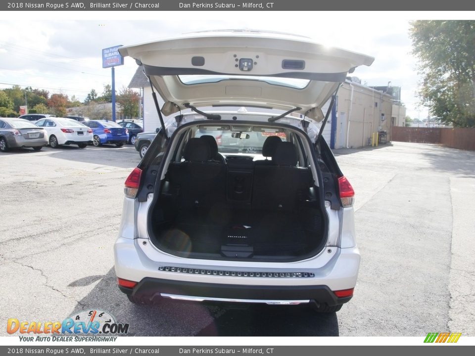 2018 Nissan Rogue S AWD Brilliant Silver / Charcoal Photo #13