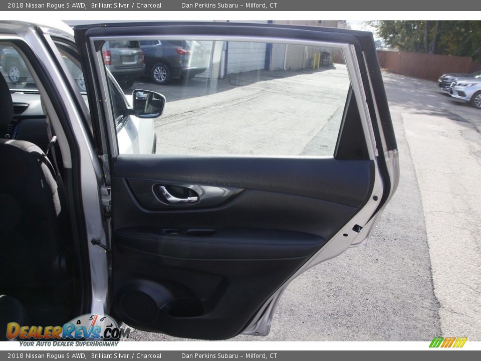 2018 Nissan Rogue S AWD Brilliant Silver / Charcoal Photo #14