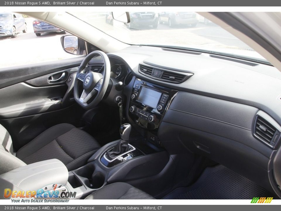 2018 Nissan Rogue S AWD Brilliant Silver / Charcoal Photo #15
