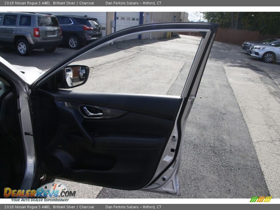 2018 Nissan Rogue S AWD Brilliant Silver / Charcoal Photo #16