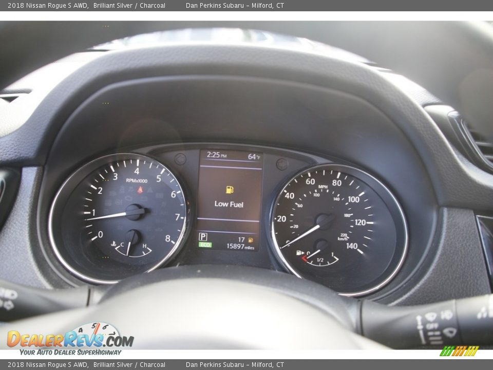 2018 Nissan Rogue S AWD Brilliant Silver / Charcoal Photo #17