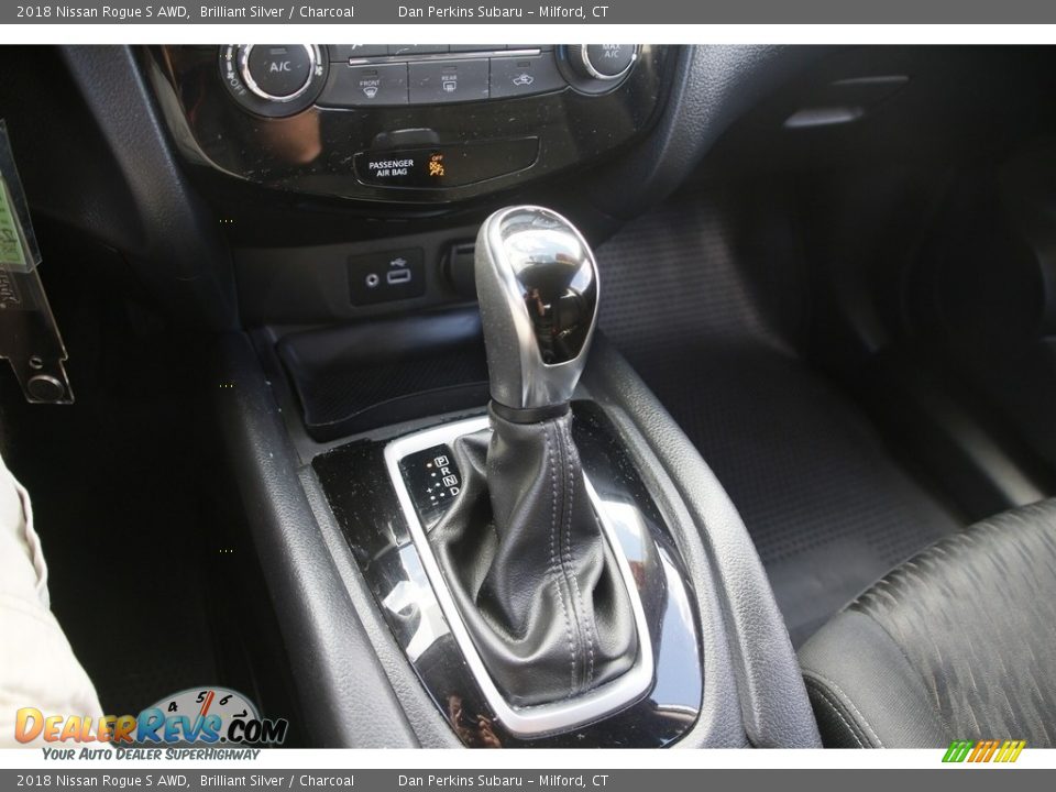 2018 Nissan Rogue S AWD Brilliant Silver / Charcoal Photo #20