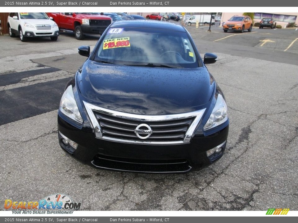 2015 Nissan Altima 2.5 SV Super Black / Charcoal Photo #2