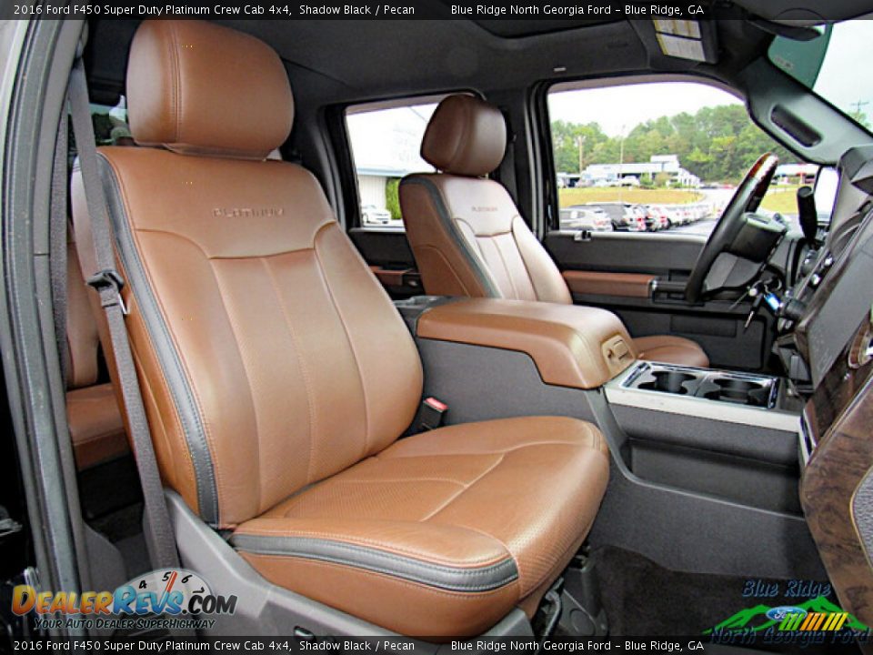 Front Seat of 2016 Ford F450 Super Duty Platinum Crew Cab 4x4 Photo #21