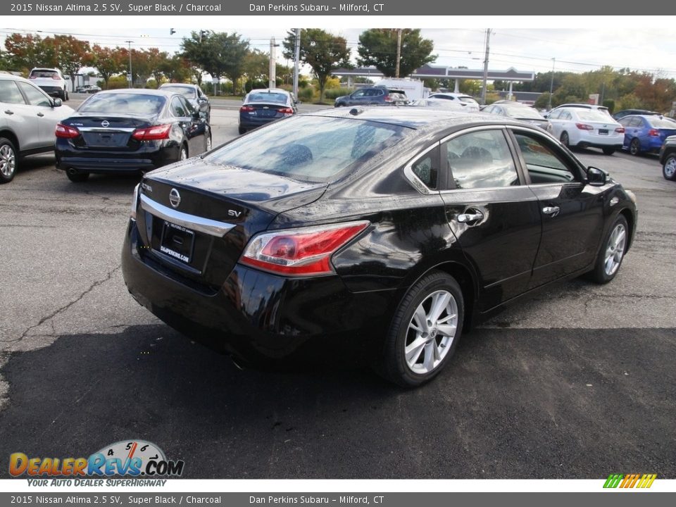 2015 Nissan Altima 2.5 SV Super Black / Charcoal Photo #5