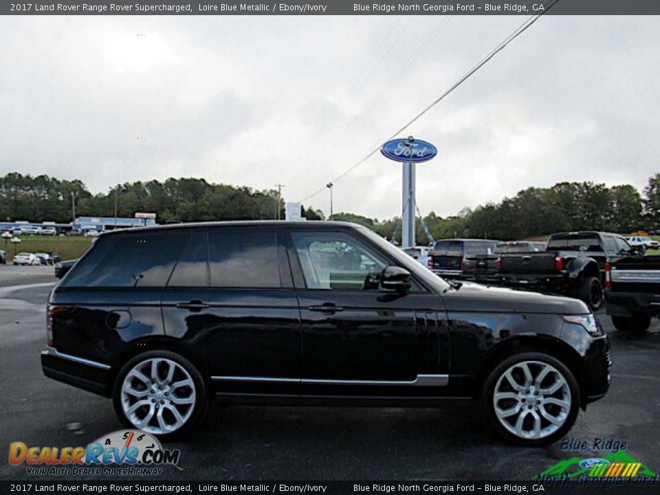 2017 Land Rover Range Rover Supercharged Loire Blue Metallic / Ebony/Ivory Photo #6