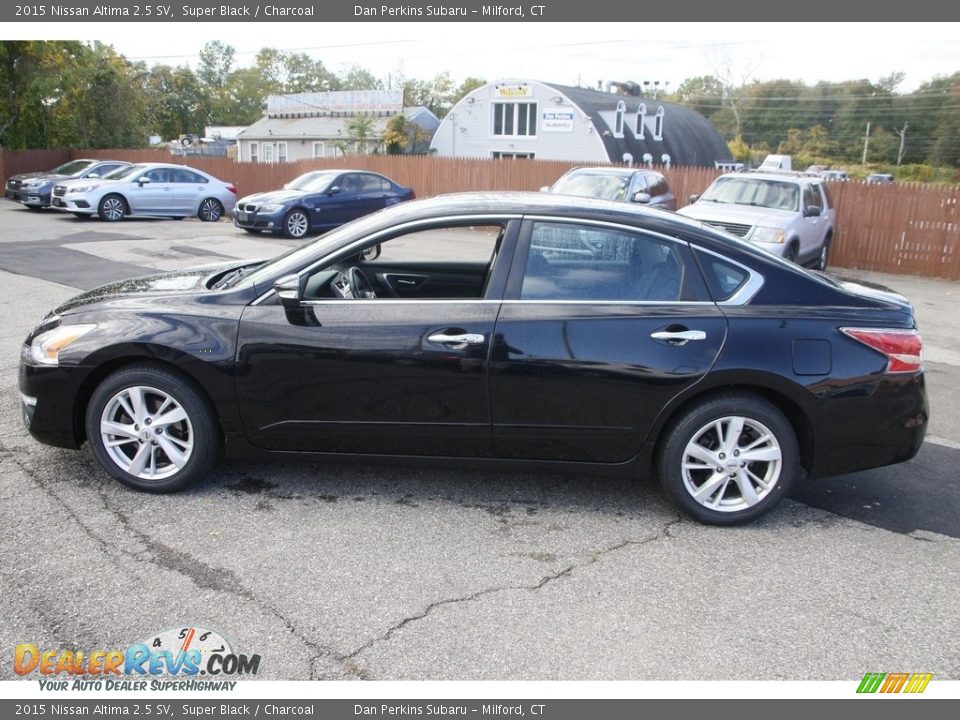 2015 Nissan Altima 2.5 SV Super Black / Charcoal Photo #8