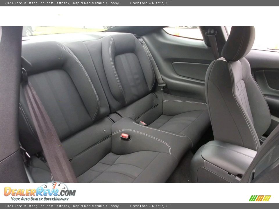 Rear Seat of 2021 Ford Mustang EcoBoost Fastback Photo #22