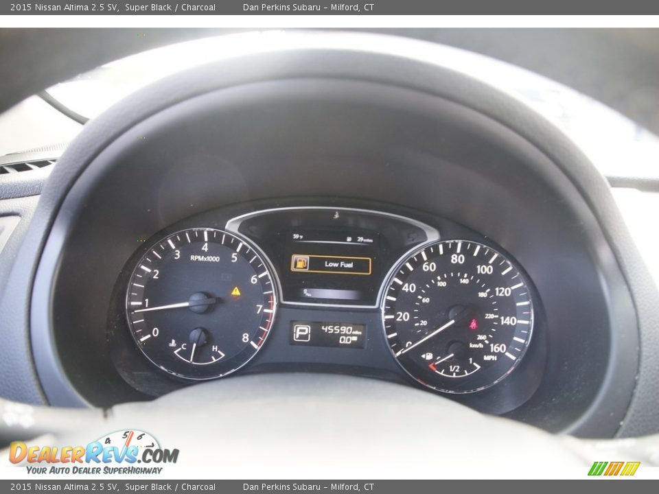 2015 Nissan Altima 2.5 SV Super Black / Charcoal Photo #17