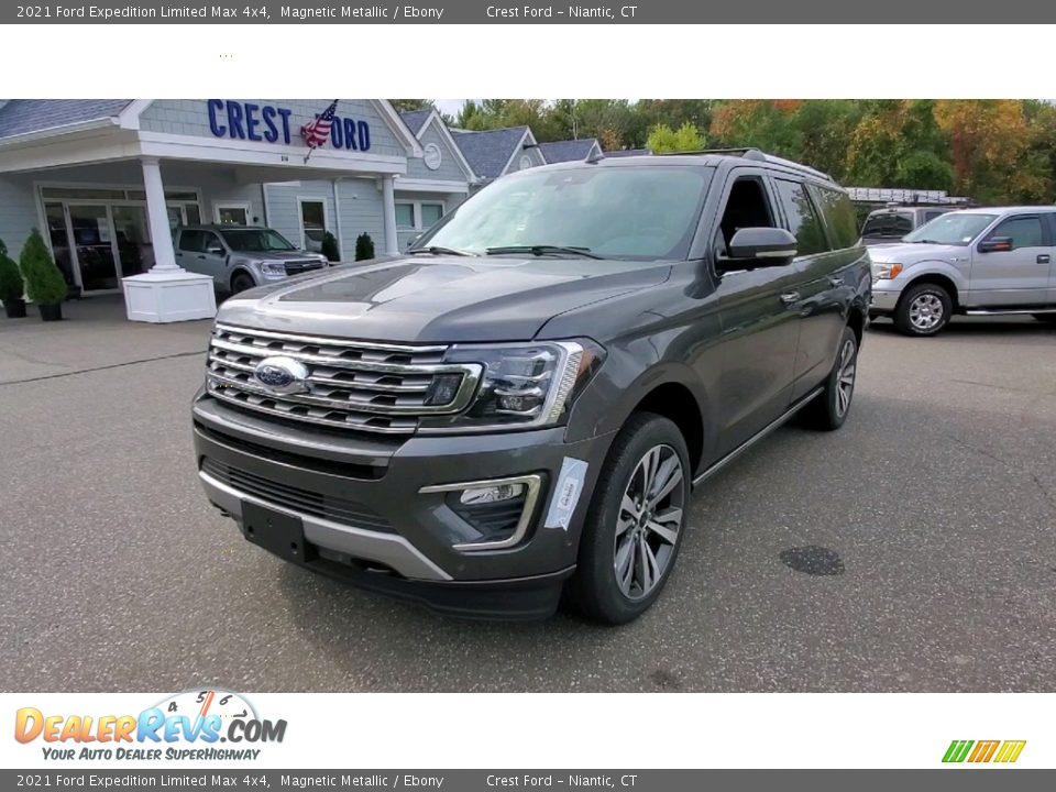 2021 Ford Expedition Limited Max 4x4 Magnetic Metallic / Ebony Photo #3