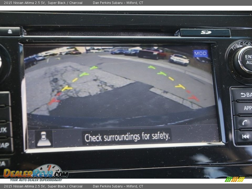 2015 Nissan Altima 2.5 SV Super Black / Charcoal Photo #19