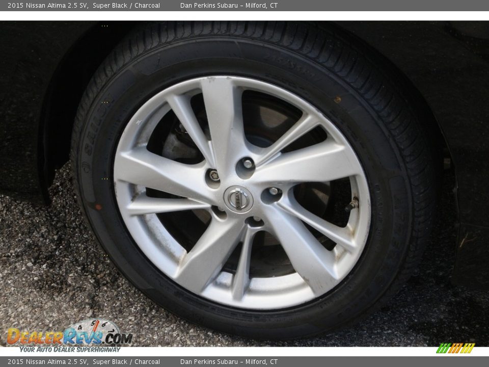 2015 Nissan Altima 2.5 SV Super Black / Charcoal Photo #22