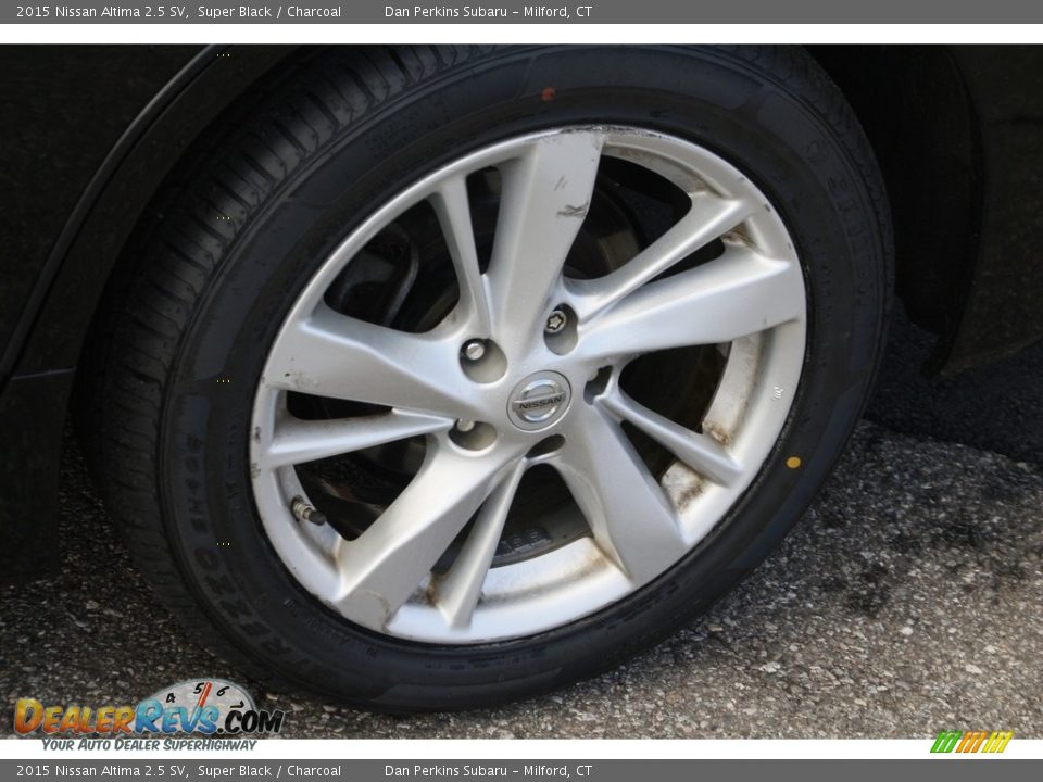 2015 Nissan Altima 2.5 SV Super Black / Charcoal Photo #23