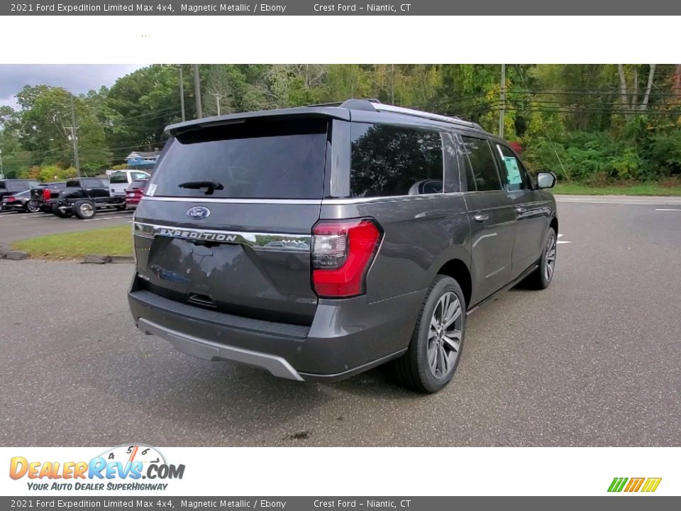 2021 Ford Expedition Limited Max 4x4 Magnetic Metallic / Ebony Photo #7