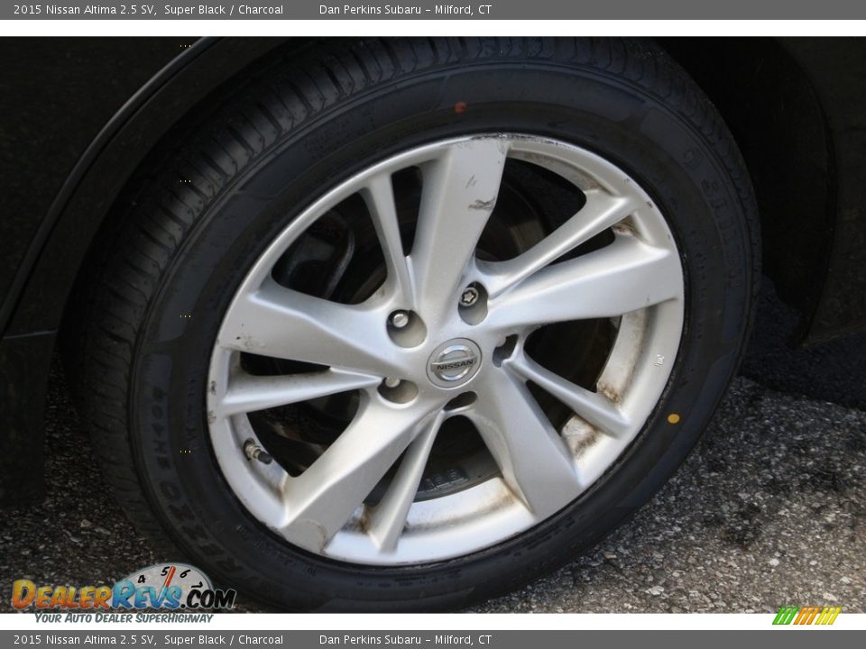 2015 Nissan Altima 2.5 SV Super Black / Charcoal Photo #24