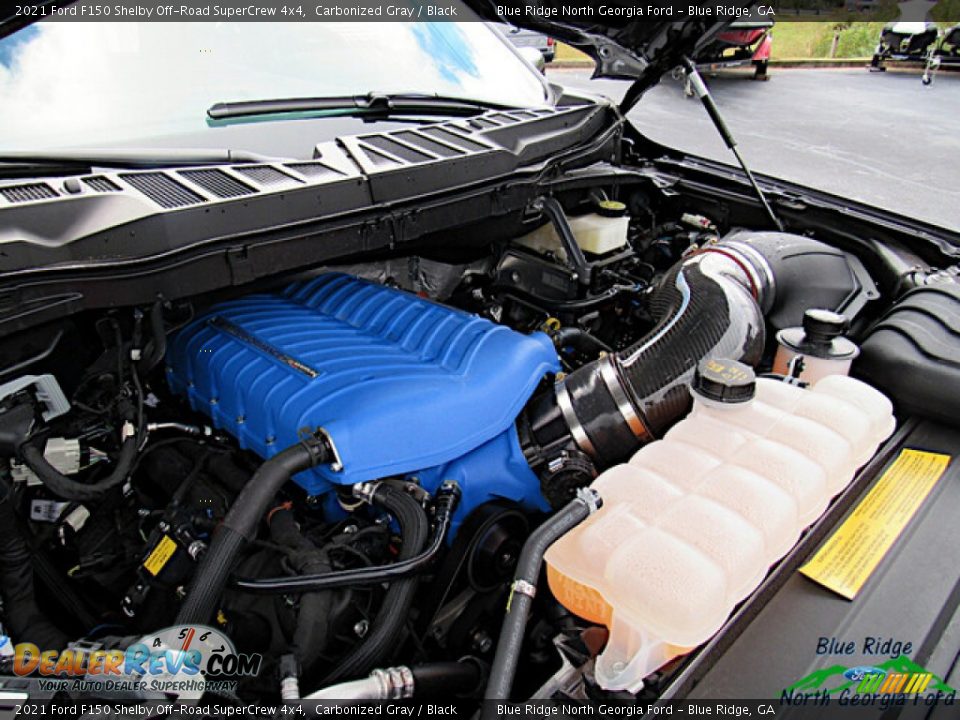 2021 Ford F150 Shelby Off-Road SuperCrew 4x4 5.0 Liter Shelby Supercharged DOHC 32-Valve Ti-VCT E85 V8 Engine Photo #33