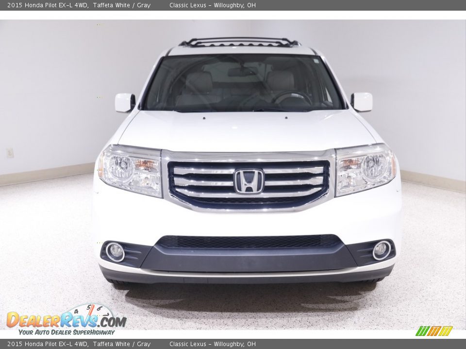 2015 Honda Pilot EX-L 4WD Taffeta White / Gray Photo #2