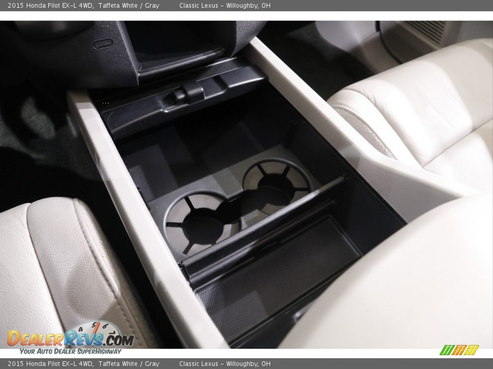 2015 Honda Pilot EX-L 4WD Taffeta White / Gray Photo #11