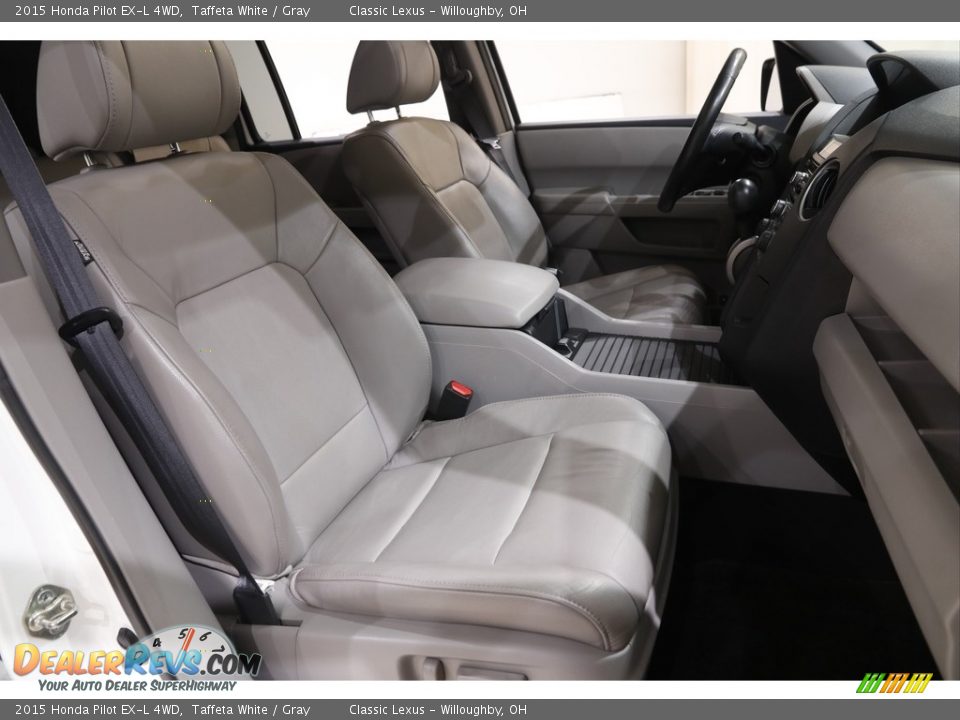 2015 Honda Pilot EX-L 4WD Taffeta White / Gray Photo #12