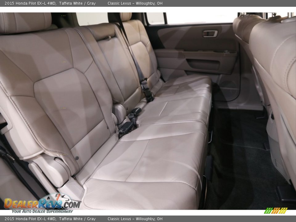 2015 Honda Pilot EX-L 4WD Taffeta White / Gray Photo #13