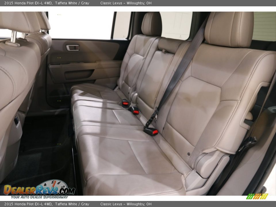 2015 Honda Pilot EX-L 4WD Taffeta White / Gray Photo #14