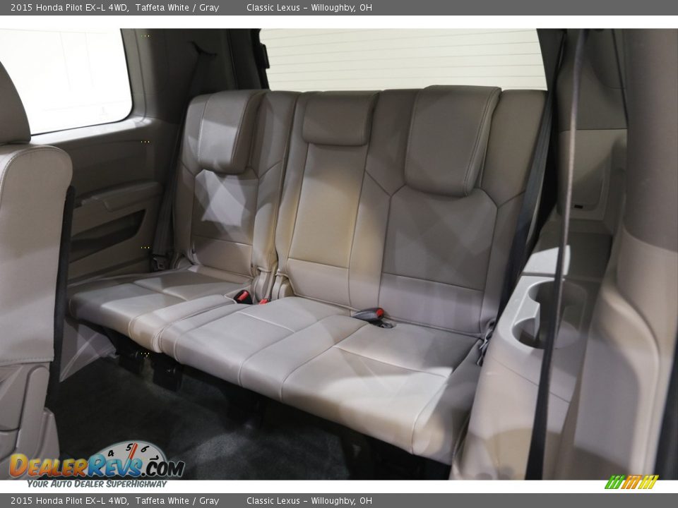 2015 Honda Pilot EX-L 4WD Taffeta White / Gray Photo #15