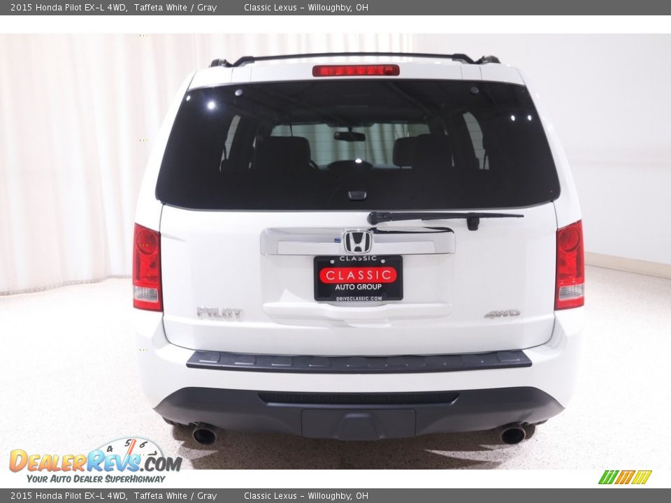 2015 Honda Pilot EX-L 4WD Taffeta White / Gray Photo #16