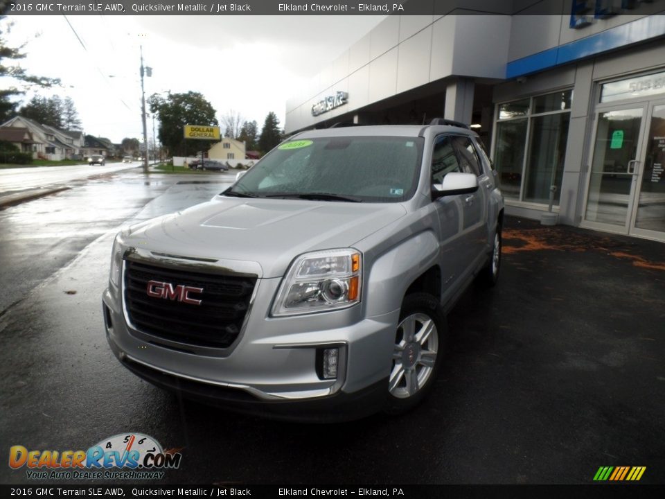 2016 GMC Terrain SLE AWD Quicksilver Metallic / Jet Black Photo #2