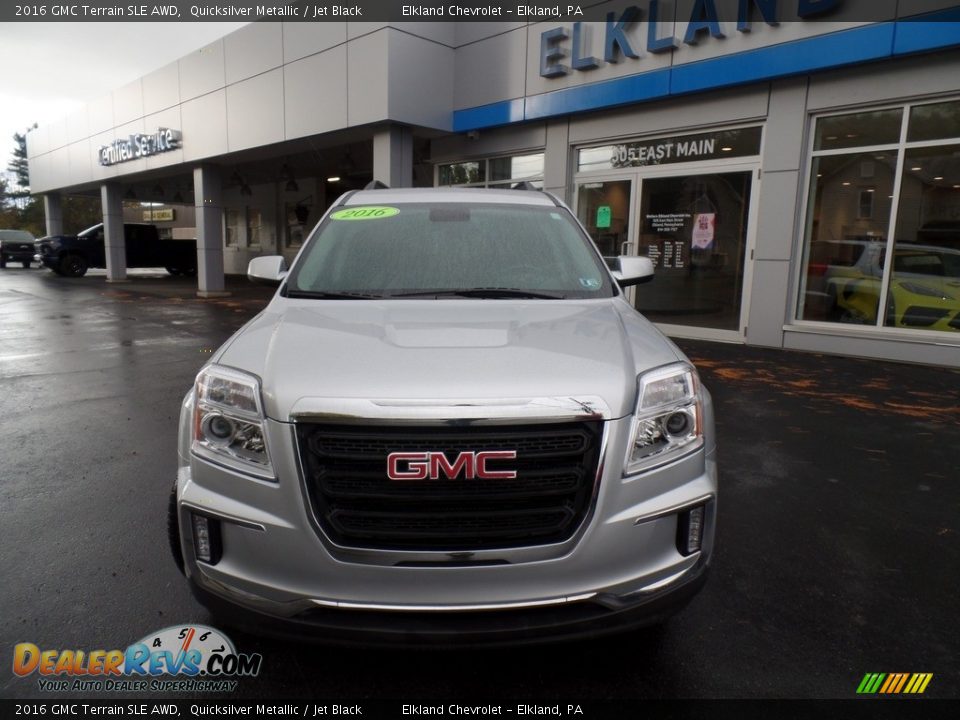 2016 GMC Terrain SLE AWD Quicksilver Metallic / Jet Black Photo #3