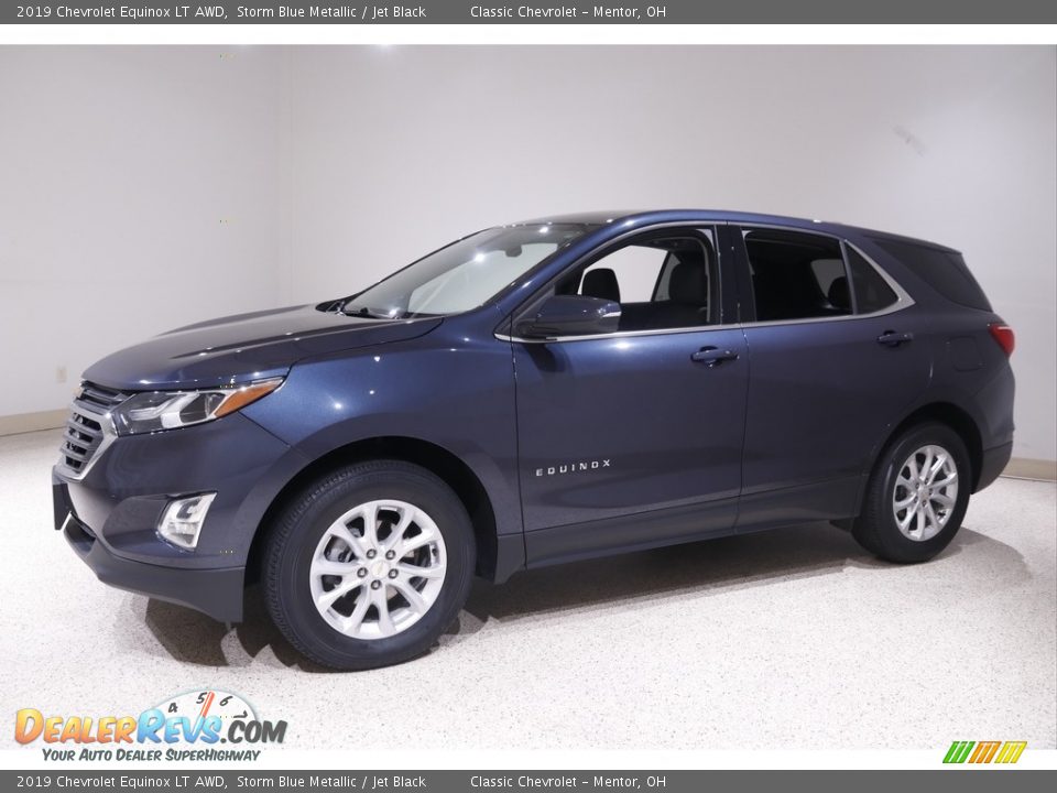 2019 Chevrolet Equinox LT AWD Storm Blue Metallic / Jet Black Photo #3