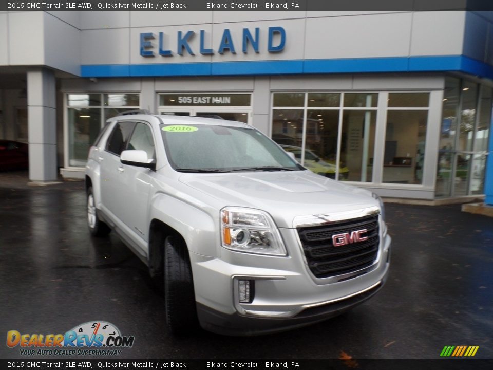 2016 GMC Terrain SLE AWD Quicksilver Metallic / Jet Black Photo #4