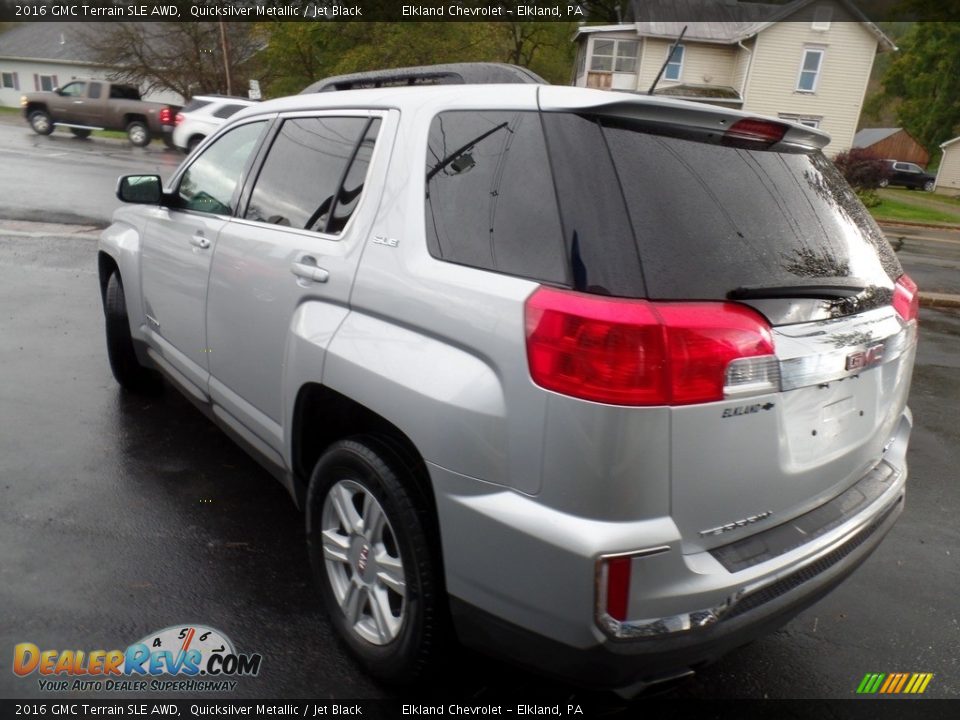 2016 GMC Terrain SLE AWD Quicksilver Metallic / Jet Black Photo #9