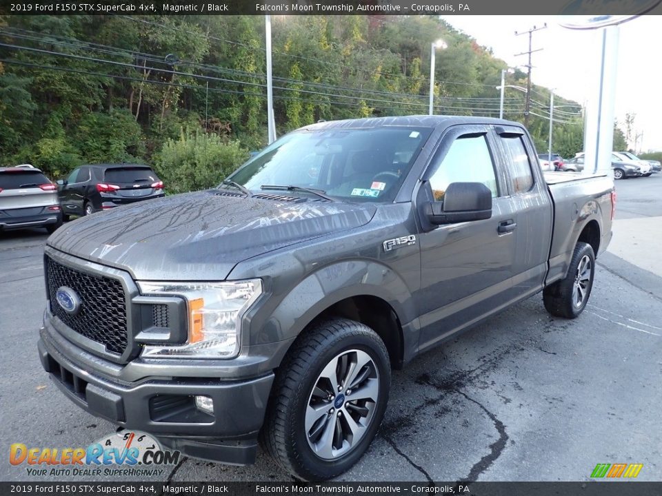 2019 Ford F150 STX SuperCab 4x4 Magnetic / Black Photo #6