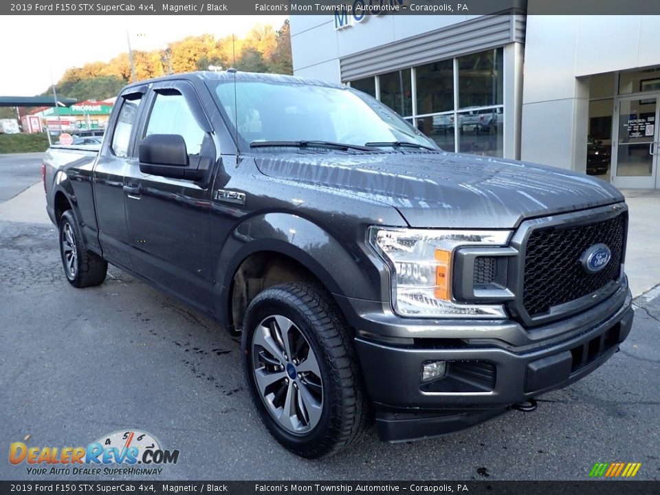 2019 Ford F150 STX SuperCab 4x4 Magnetic / Black Photo #8