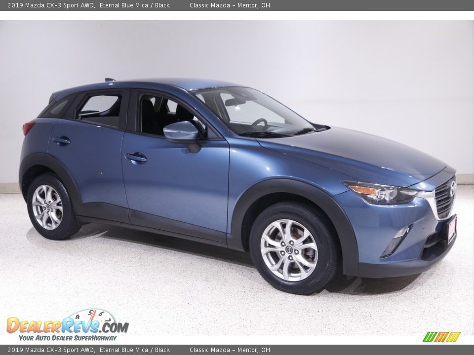 2019 Mazda CX-3 Sport AWD Eternal Blue Mica / Black Photo #1