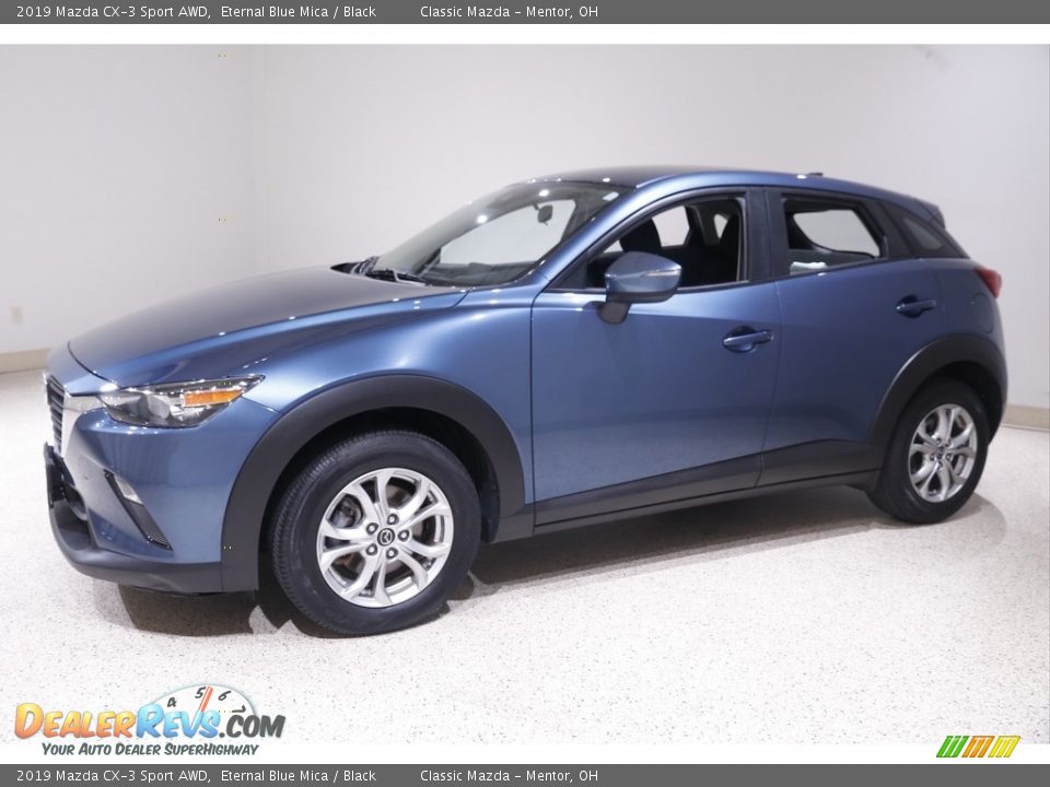 2019 Mazda CX-3 Sport AWD Eternal Blue Mica / Black Photo #3