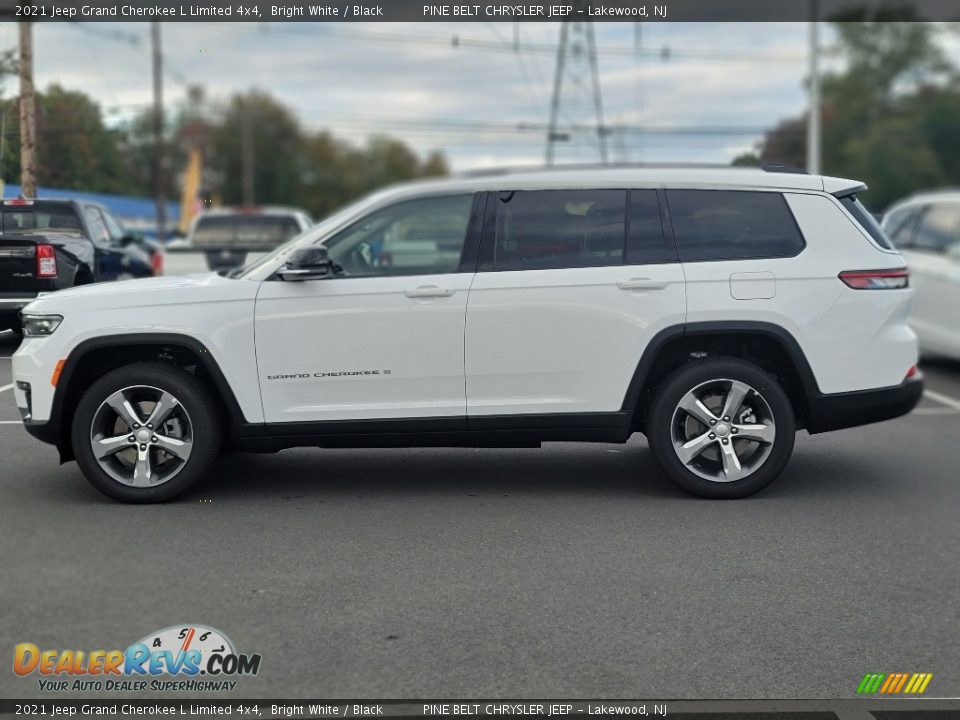 2021 Jeep Grand Cherokee L Limited 4x4 Bright White / Black Photo #4
