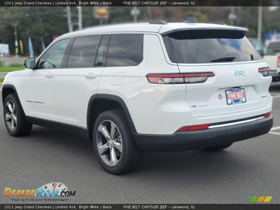 2021 Jeep Grand Cherokee L Limited 4x4 Bright White / Black Photo #6