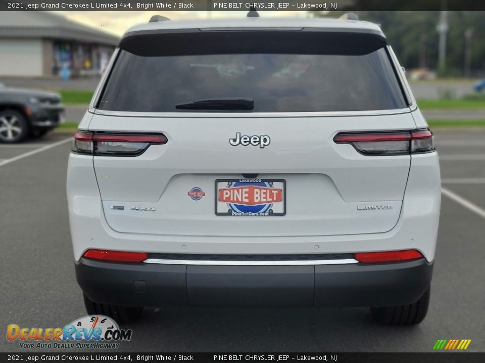 2021 Jeep Grand Cherokee L Limited 4x4 Bright White / Black Photo #7
