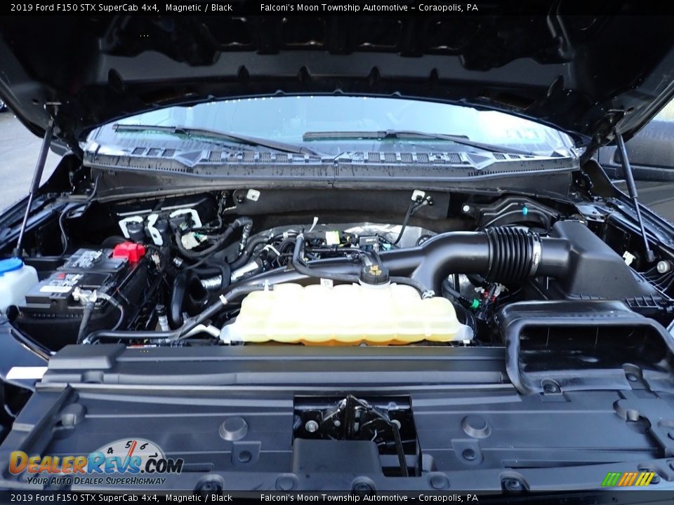 2019 Ford F150 STX SuperCab 4x4 Magnetic / Black Photo #30