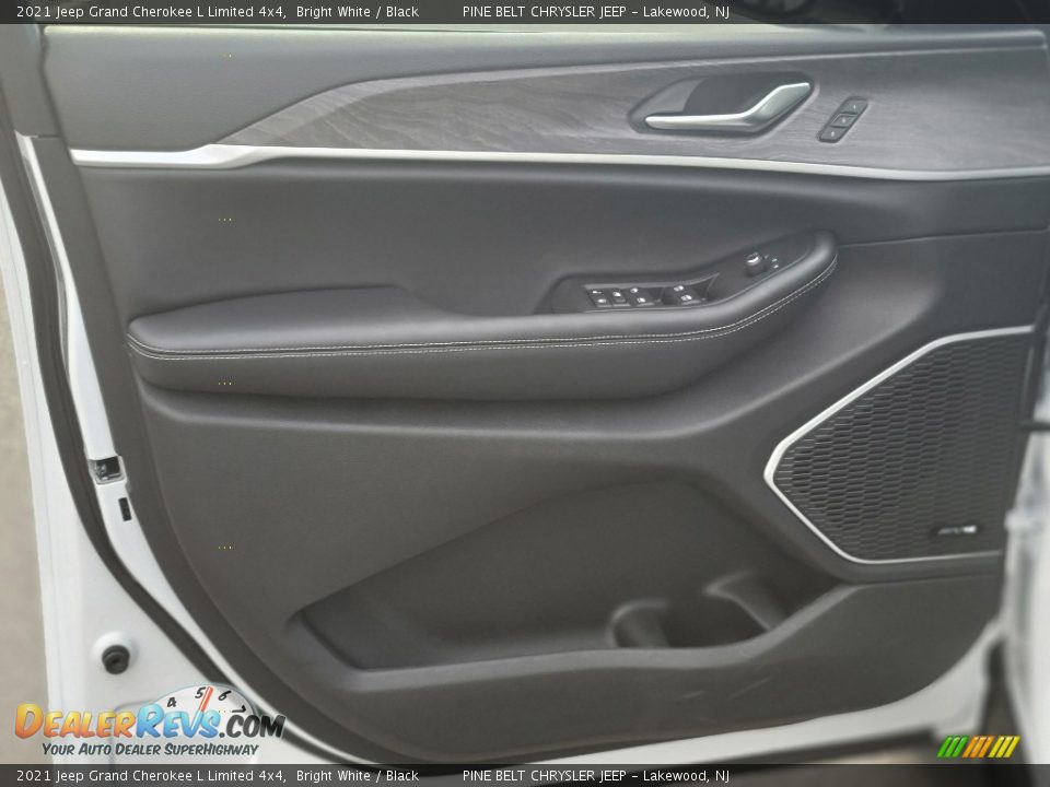 2021 Jeep Grand Cherokee L Limited 4x4 Bright White / Black Photo #12