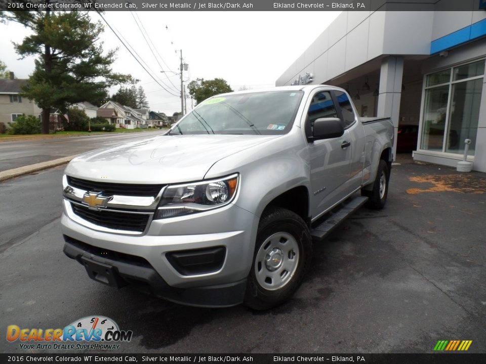 2016 Chevrolet Colorado WT Extended Cab Silver Ice Metallic / Jet Black/Dark Ash Photo #2