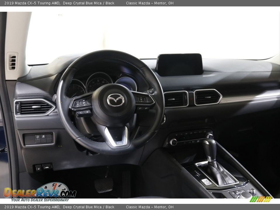 2019 Mazda CX-5 Touring AWD Deep Crystal Blue Mica / Black Photo #6