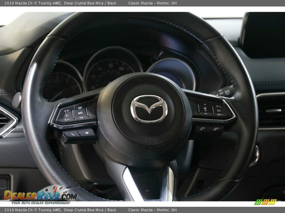 2019 Mazda CX-5 Touring AWD Deep Crystal Blue Mica / Black Photo #7