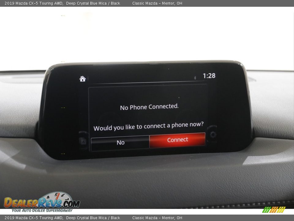 2019 Mazda CX-5 Touring AWD Deep Crystal Blue Mica / Black Photo #10
