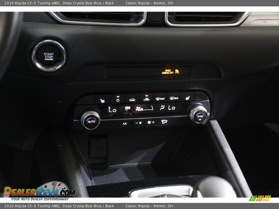 2019 Mazda CX-5 Touring AWD Deep Crystal Blue Mica / Black Photo #12