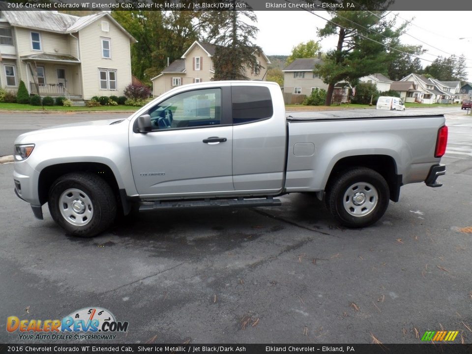 Silver Ice Metallic 2016 Chevrolet Colorado WT Extended Cab Photo #10